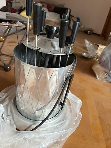 kabab manqali: Elektrik şiş kababı aparatı - Şaquli tipli elektrikli kabab bişirici — 2