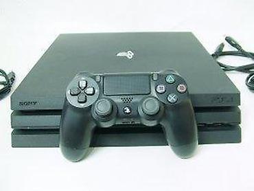 PS4 (Sony Playstation 4): Sony PlayStation 4 Pro (model 7216B), u odličnom stanju. Rezolucija — 12
