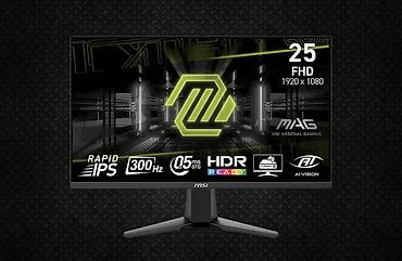 165 hz monitör: MSI MAG 255XF 300Hz yeniləmə sürəti ilə peşəkar kiberidman — 1