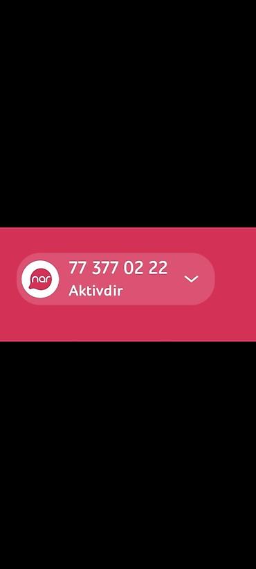 bolta nece qosulmaq olar: Nömrə: 77 377 02 22 Operator: Nar Status: Aktivdir Xüsusiyyətlər: - — 1