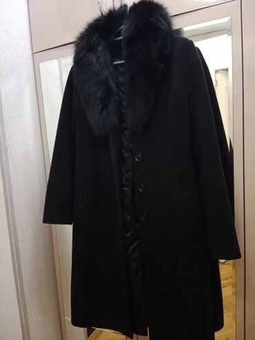 qara cins pencekler: Пальто, XL (EU 42), цвет - Черный