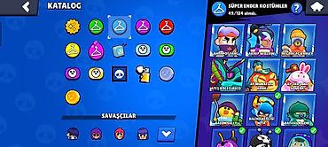 Butslar: Brawl Stars oyunu üçün inkişaf etmiş oyun hesabı - Kupa sayı: 57,198 — 7