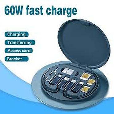 not 8 kabro: Kateqoriya: USB şunurlar Brend: No Brand Ad: Cable Set 60W Black — 1