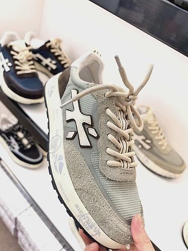 Кроссовки и спортивная обувь: Premiata Мужские-Женские кроссовки в ретро-стиле с массивной подошвой — 20