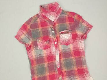 koszule yves saint laurent: Shirt 14 years, condition - Very good, pattern - Cell, color - Pink