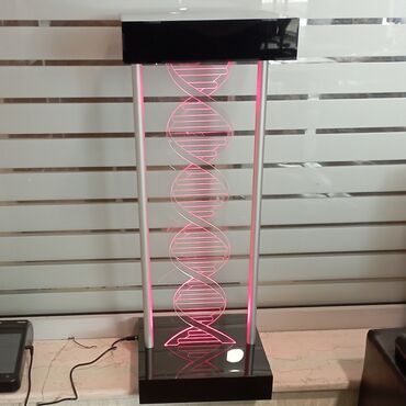 Stol lampaları: 3D lampalar. 7 rəng çalarları və sinxron rejim özü rəngləri dəyişir — 14