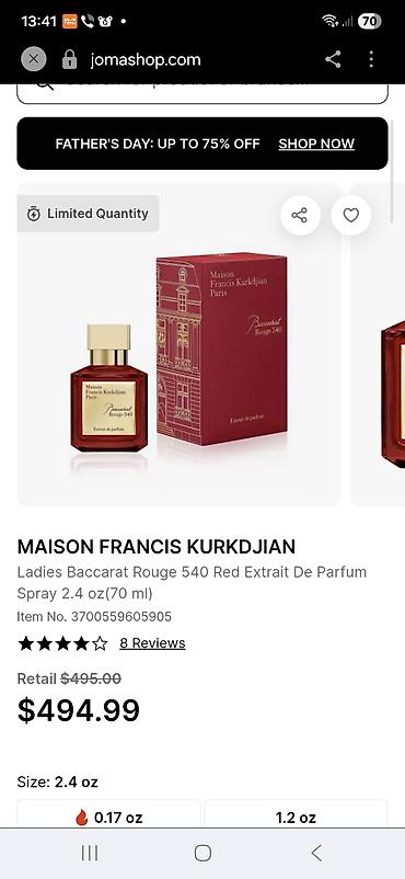 Maison Francis Kurkdjian – Baccarat Rouge 540 Extrait de Parfum — 4