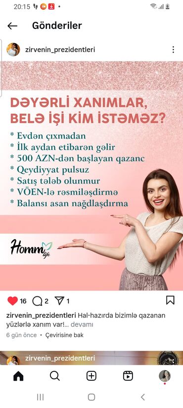 Медицина, фармацевтика: Evdən çıxmadan qazanc əldə etmək üçün təklif olunan bu iş, ilk aydan