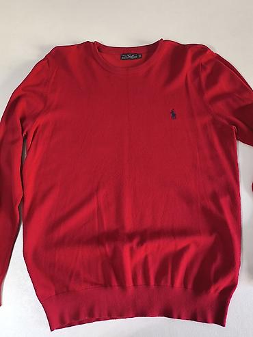 Свитера: Мужской свитер, XL, Polo Ralph Lauren, Б/у, цвет - Красный, Самовывоз, Платная доставка — 1