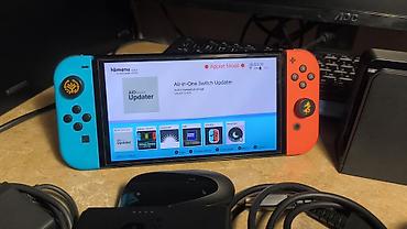 прошивка nintendo switch oled: Витч олед 64+64 гб флешка. Состояние идеальное. Наклеено защитное — 2