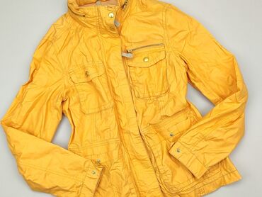 szara skórzane spódnice: Leather jacket, Esprit, XL (EU 42), condition - Good