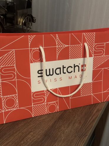 qizil saat satişi: Yeni, Qol saatı, Swatch, rəng - Qara