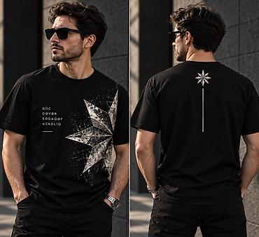 hv8 ultra max: 🖤 Qara Premium T-shirt — «SÖZ QƏDƏR DƏYƏRLİ» Fərqli üslub. Güclü — 4