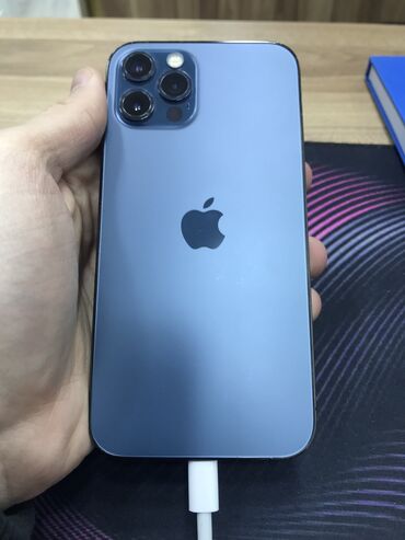 Apple iPhone: IPhone 12 Pro, 128 GB, Pacific Blue, Face ID