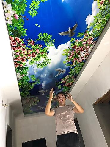 Натяжной потолок: Натяжной потолок Глянцевое, Матовое, 3D потолки Гарантия, Монтаж, Бесплатная консультация — 20