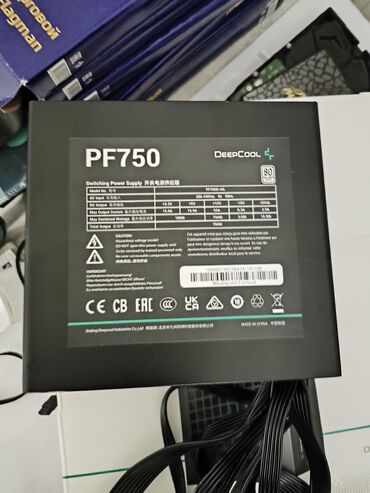 пассивное сетевое оборудование efb: Азыктандыруу блогу, Жаңы, DeepCool, 750 Вт, 80 Plus, 750 Вт