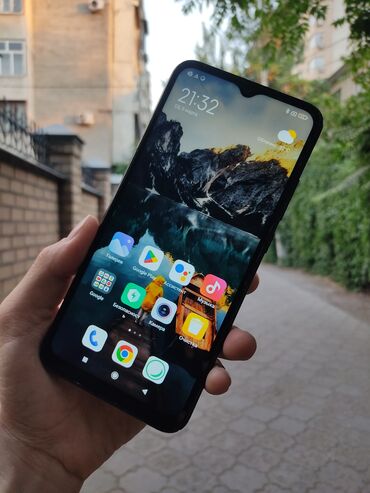 redmi 6a: Redmi, Redmi 10A, Б/у, 64 ГБ, цвет - Черный, 1 SIM, 2 SIM