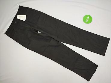 czarne cargo pull and bear: Spodnie materiałowe damskie, rozmiar XL — 2