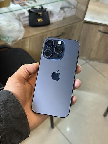 IPhone 15 Pro, Б/у, 256 ГБ, Синий, 85 % at lalafo.kg IPhone 15 Pro, Б/у, 256 ГБ, Синий, 85 %