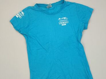 błękitna koszula: T-shirt, 9 years, 128-134 cm, condition - Good