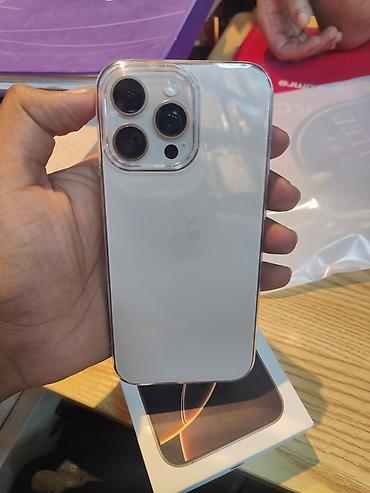 prodat iphone: IPhone 16 Pro Max, 256 GB, Gümüşü, Face ID — 1