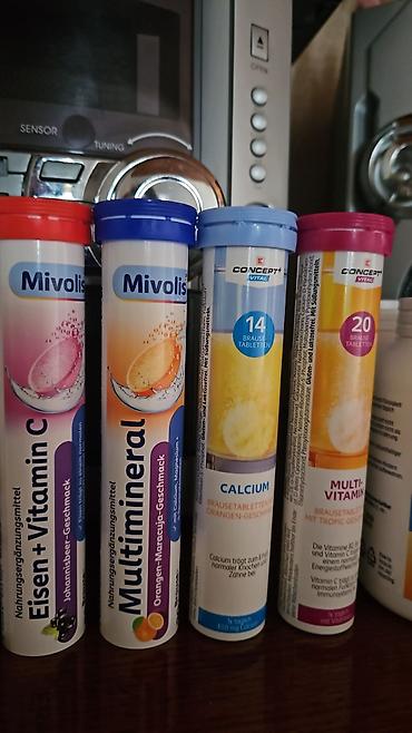 multivitamin: Məhsul: Köpüklü vitamin və mineral tabletləri seti - Concept+ Vital — 9