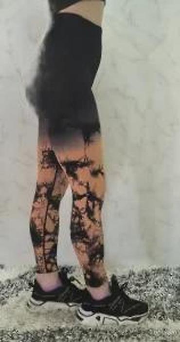 Helanke, biciklistički šortsevi: Ženske sportske helanke sa visokim strukom - Kroj: visok, širok pojas — 23