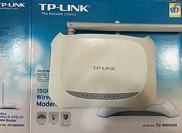 Modemlər və şəbəkə avadanlıqları: Wi-Fi Router TP-Link Modem. Modem Sumqayıtdadı. Tam Saz vəziyyətdədi — 2