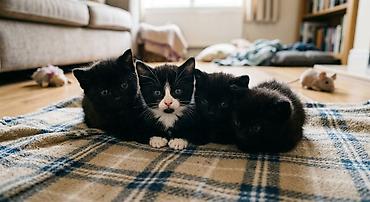 Кошки: 🐾 МАЛЕНЬКИЕ ХВОСТИКИ ИЩУТ СВОЙ ДОМ ❤️ 3 котика и 1 кошечка💞 Этих — 1