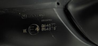 Зеркала: Боковое левое Зеркало Mazda 2019 г., Б/у, цвет - Черный, Оригинал
