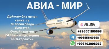 Туристические услуги: Авиа - мир по всем направлениям доступные цены онлайн оформление 24/7