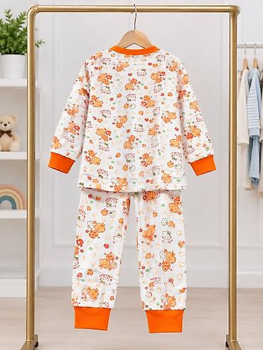 Домашние костюмы: Uşaq pijama dəsti – uzunqol köynək və şalvar - Model: 2 parça pijama — 2