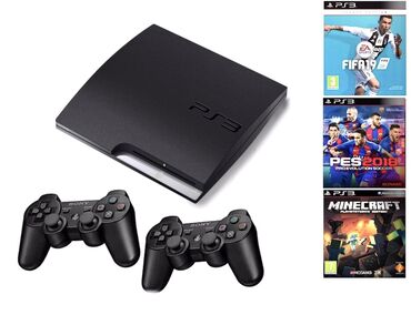 Аренда PS3 (PlayStation 3): Прокат SONY PS3 Аренда SONY PS3 С доставкой по городу Игры: 1) PES