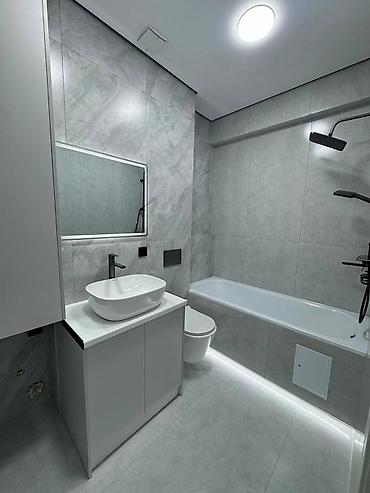 Продажа квартир: 1 комната, 42 м², Асанбай мкр Элитка, 2 этаж, Дизайнерский ремонт — 6