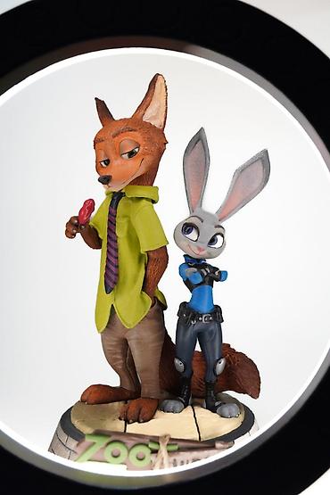 Статуэтки: Фигурка Zootopia (Ник и Джуди) 3D печать, ручная покраска — 10