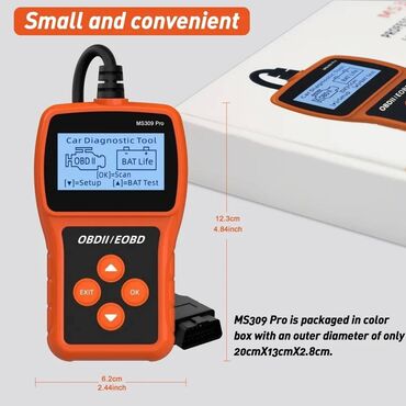 Auto delovi: MS 309 Ms309 PRO Obd2 Auto Dijagnostika Skener Tester Akumulatora na lalafo.rs — 5 Auto delovi: MS 309 Ms309 PRO Obd2 Auto Dijagnostika Skener Tester Akumulatora — 5