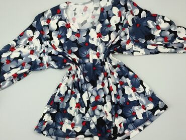 sukienki w kwiaty z bufiastymi rękawami: Блуза жіноча, 3XL, стан - Хороший