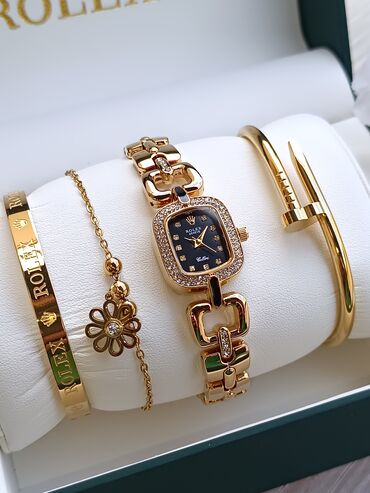 Saat dəstləri: Yeni, Klassik Saat dəsti, rəng - Qızılı -da lalafo.az — 3 Saat dəstləri: Yeni, Klassik Saat dəsti, rəng - Qızılı — 3