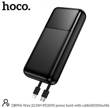 power benk: Внешний аккумулятор Hoco DB99A Way, 20000 мА·ч, черный. Ключевые — 3
