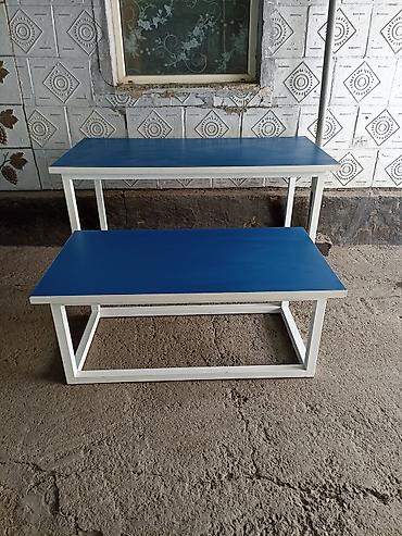 Столы для зала: Стол для зала, Б/у, Не раскладной, Прямоугольный — 2