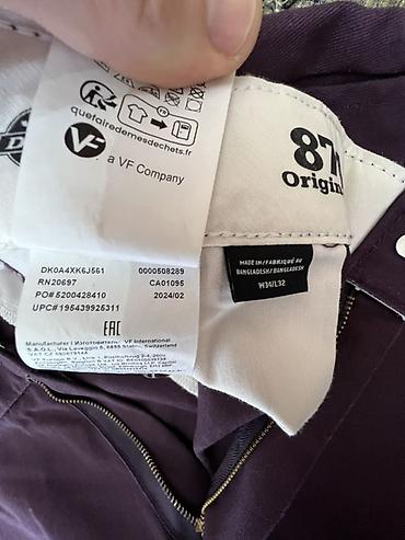 Kişi geyimləri: Klassik Şalvar, Dickies, Standart, rəng - Bənövşəyi — 6
