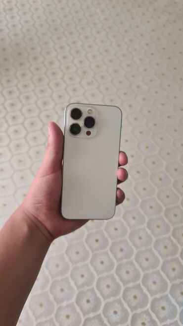 redmi note 11 цена бишкек: IPhone 13 Pro, Б/у, 128 ГБ, White Titanium, Зарядное устройство, Кабель, 88 %