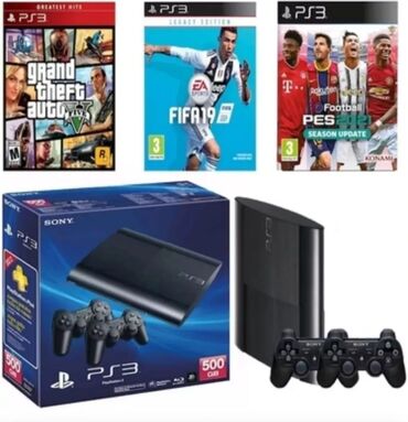 PS3 (Sony PlayStation 3): Pes 3 arenda verilir saati 0.90 qəpik ərazi Gəncə