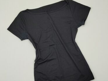 czarne krótka bluzki: Блуза жіноча, S, стан - Дуже гарний