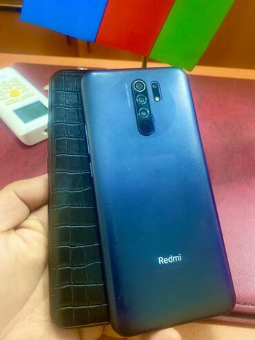 Xiaomi: Xiaomi Redmi 9, 32 GB, rəng - Bej, 
 Barmaq izi