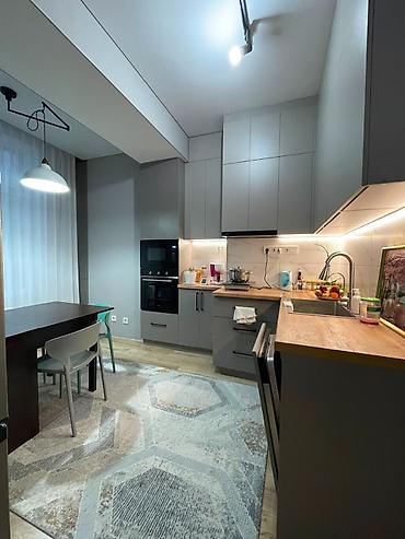 Продажа квартир: 2 комнаты, 64 м², Асанбай мкр Элитка, 7 этаж, Дизайнерский ремонт — 6