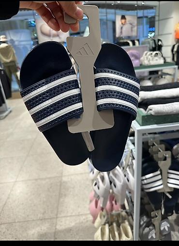 сланцы адидас: Мужские сандалии, 43, Adidas, Новый, цвет - Синий — 1