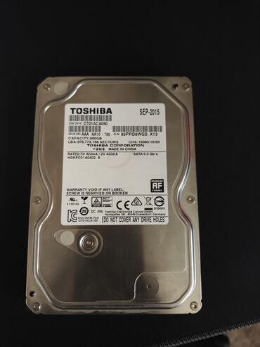 ноутбуки для работы: Накопитель, Б/у, Toshiba, HDD, 512 ГБ, 3.5", Для ПК