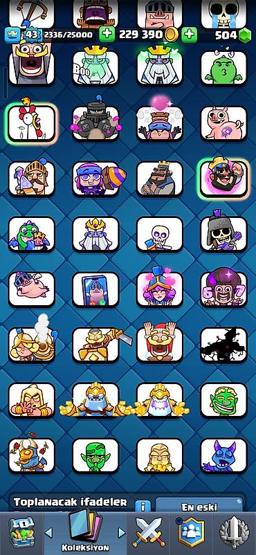 Другие игры и приставки: Clash Royale hesabı – yüksək kupa və zəngin kolleksiya - Kral — 6