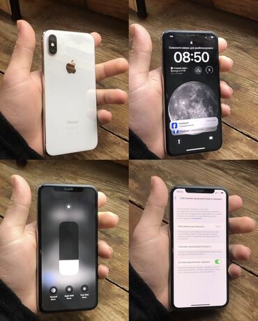 Apple iPhone: IPhone X, 64 GB, Ağ, Face ID